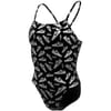 Cut-Out Graphic Print One-Piece Swimsuit