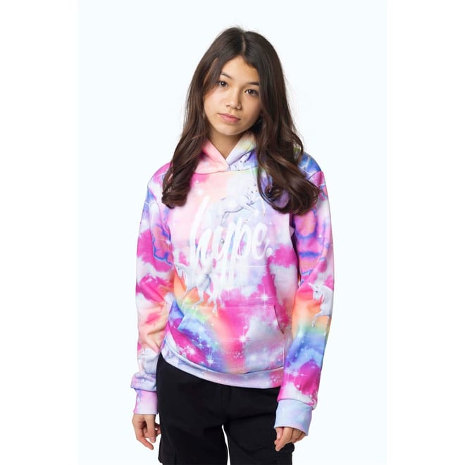 Rainbow Unicorn Hooded Sweatshirt