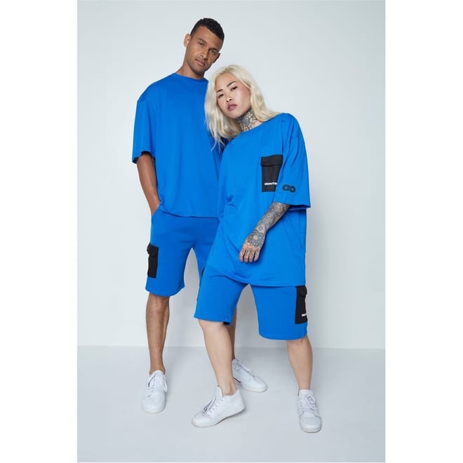 Cargo Logo Print Shorts