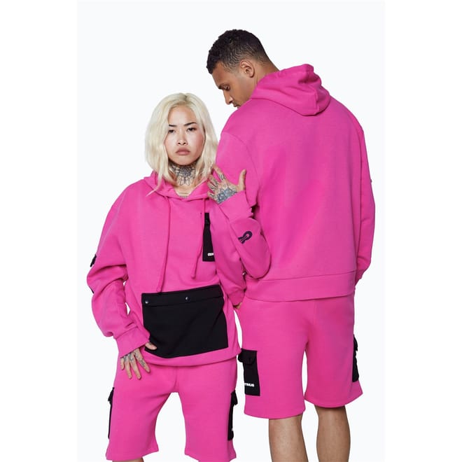 Hooded Cargo Pocket Sweatshirt