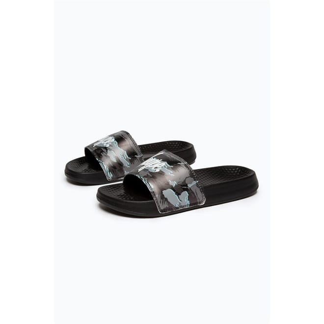 Gloom Camo Flat Heel Slides