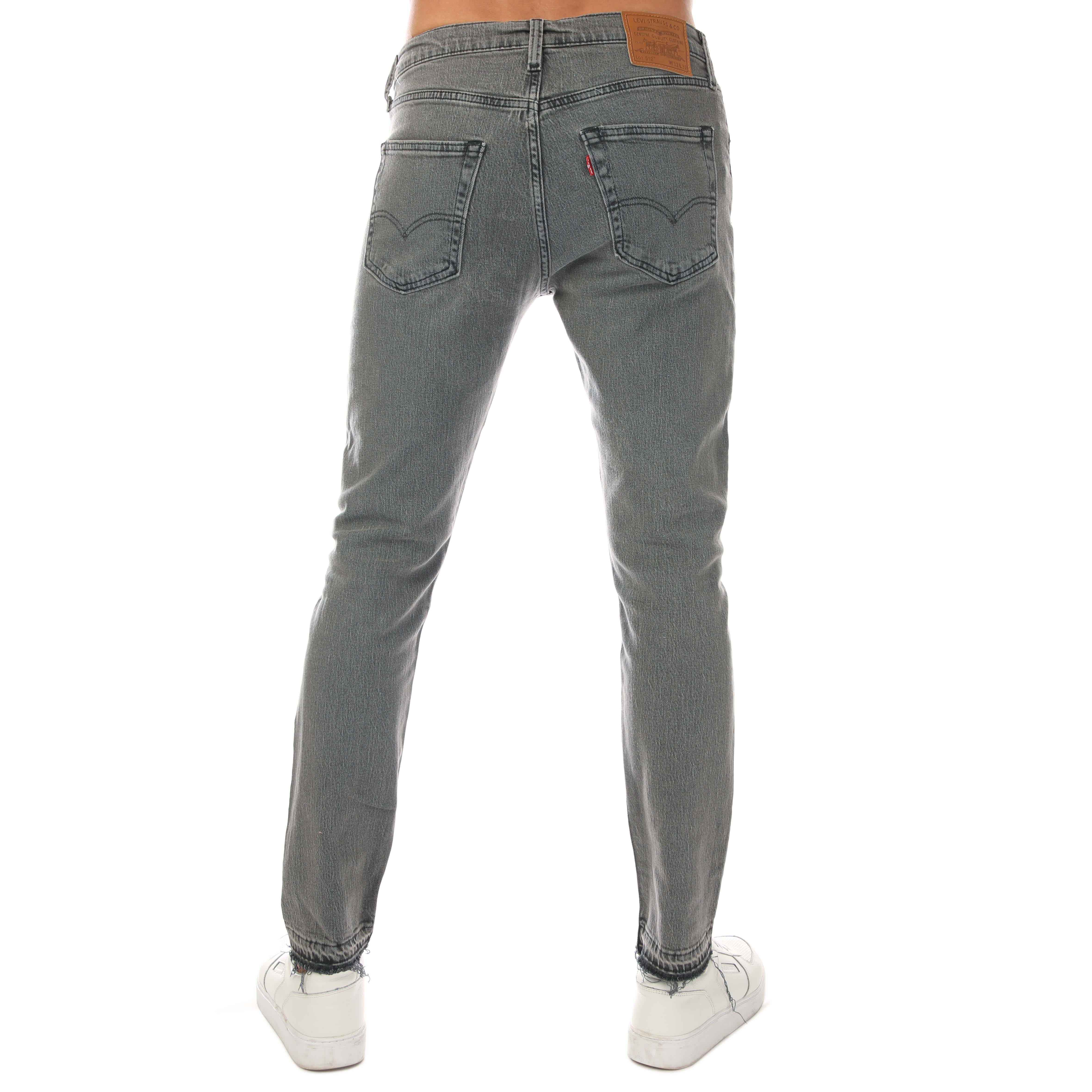 Levis 512 mens grey best sale