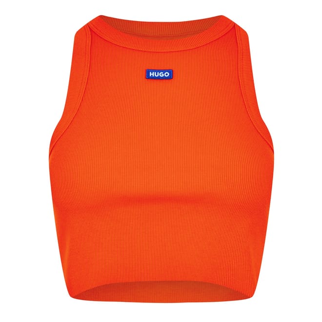 Cropped Crew Neck Slim Fit Tank