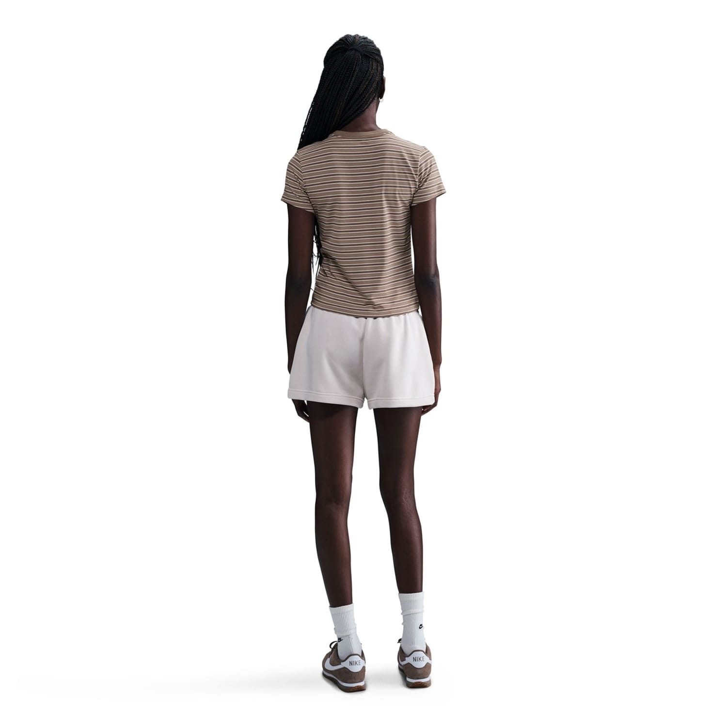 Brown Nike Chill Slim Fit Crew Neck T-Shirt Get The Label - Main Image