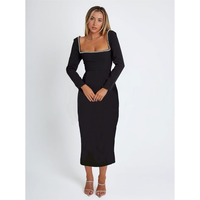 The Ultimate Muse Midi Pearl Dress