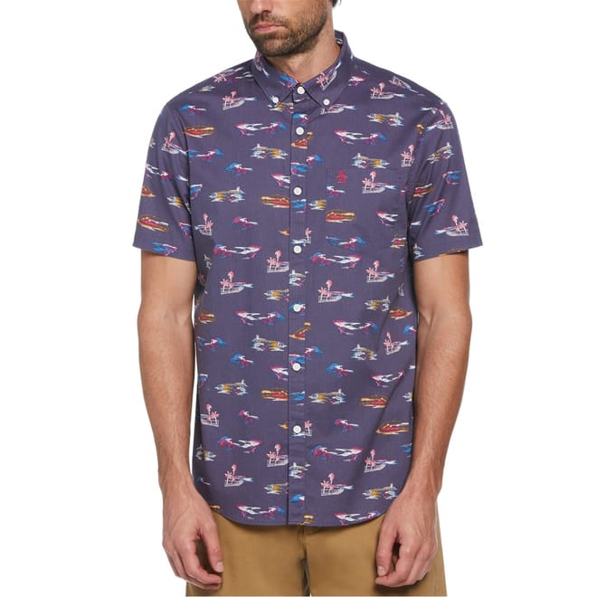 Regular Fit All Over Print Shirt