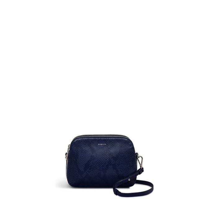 Place Faux Snake Medium Handbag