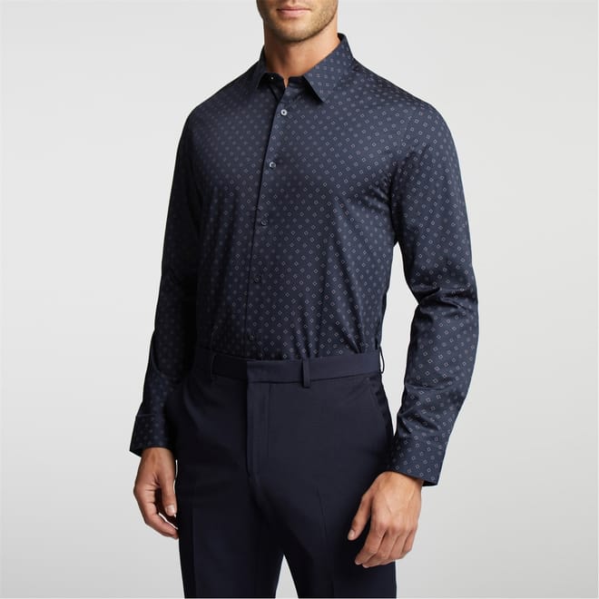 Slim Fit Geo Shirt