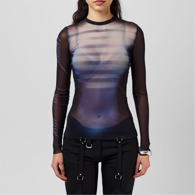 Slim Fit Crew Neck Long Sleeve T-Shirt