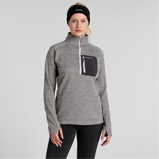 Trina Zip Neck Regular Fit Sweatshirt