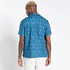 Hula Collared Neck Short Sleeve Shirt