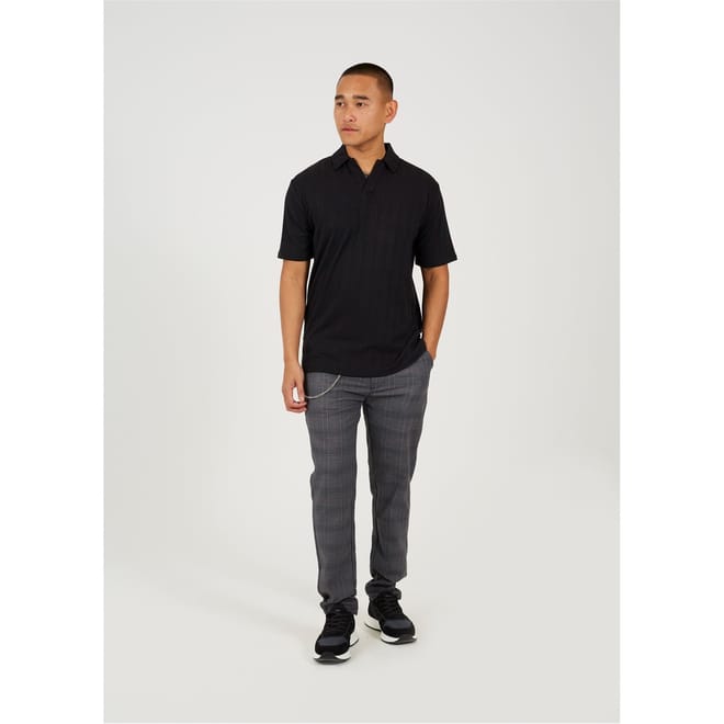 Check Trousers With Chain