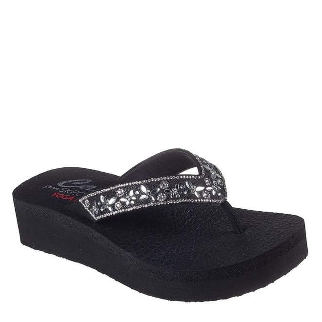 Womens Butterfly And Flower Gem Thong W Yo Flip Flops
