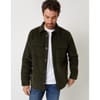 Cordline Ribbed Shirt Collar Overshirt