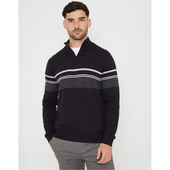 Zip Neck Regular Fit Sweater