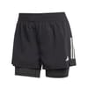 Womens Own The Run 2 In 1 Running Shorts