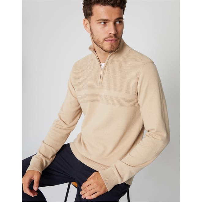 Zip Neck Regular Fit Foxwood Sweater