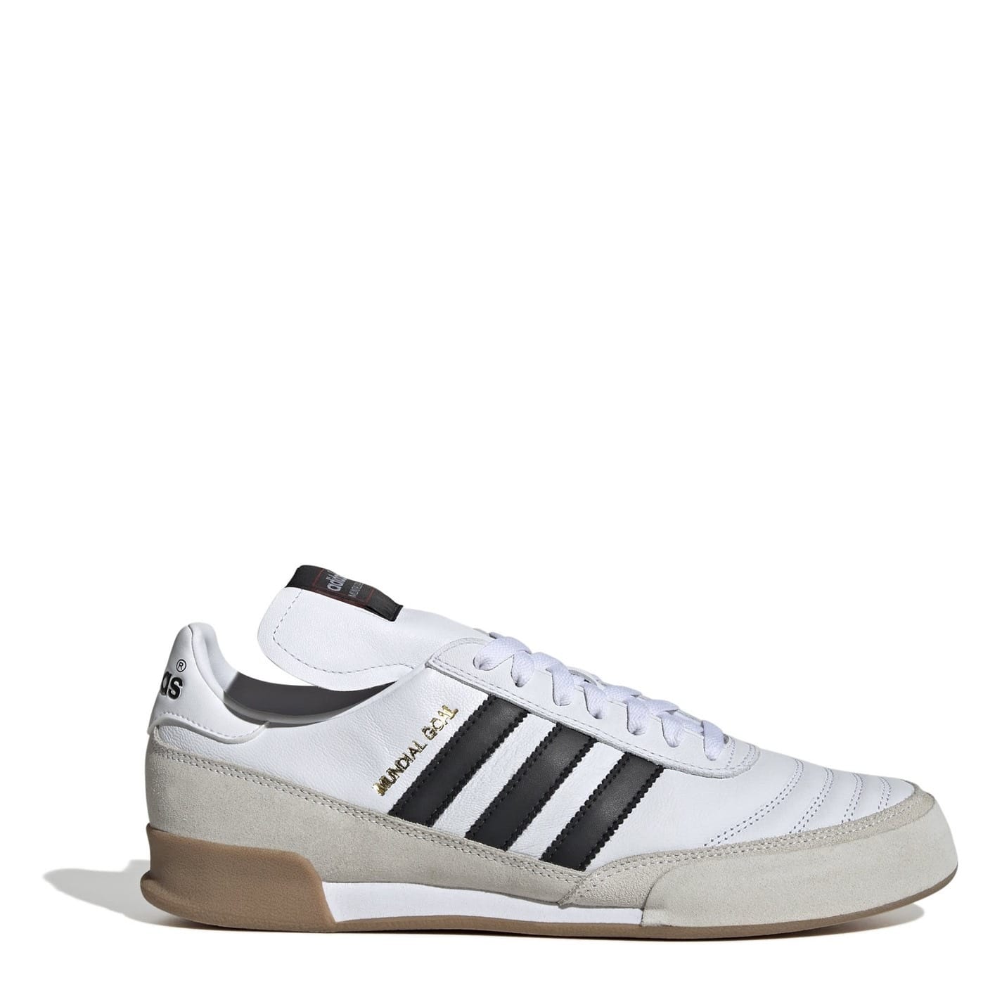 White adidas Mundial Goal Shoes Adults - Get The Label