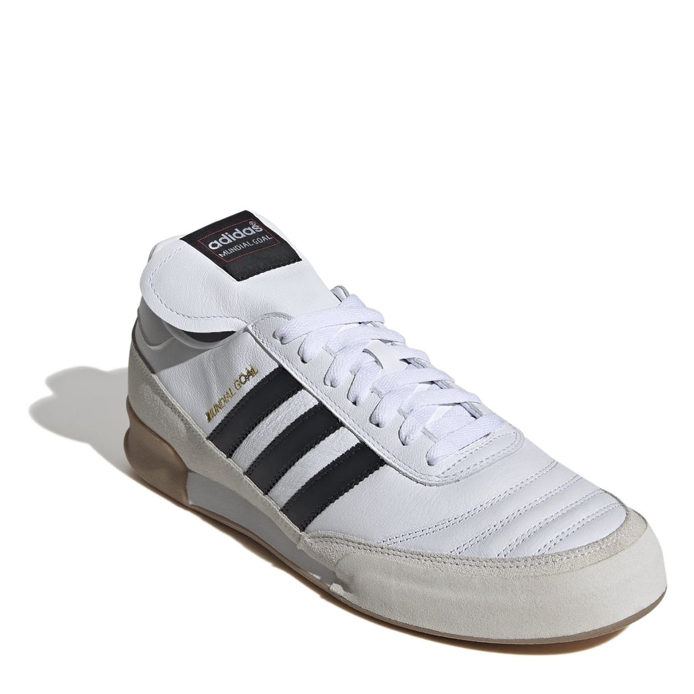 White adidas Mundial Goal Shoes Adults - Get The Label