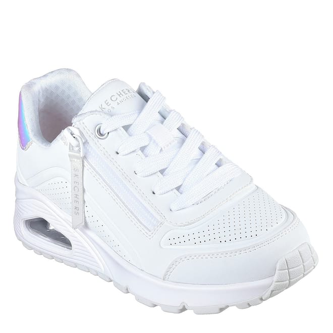 Lace Up Lateral Zip Sneaker W Holog Low Top Trainers Girls