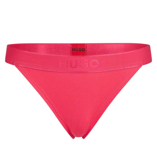 Brazilian High-Waist Ribbed Briefs