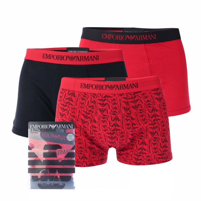 3 Pack of Pure Cotton Trunks