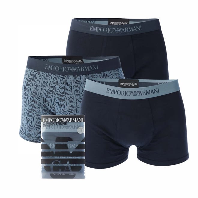 3 Pack of Pure Cotton Trunks