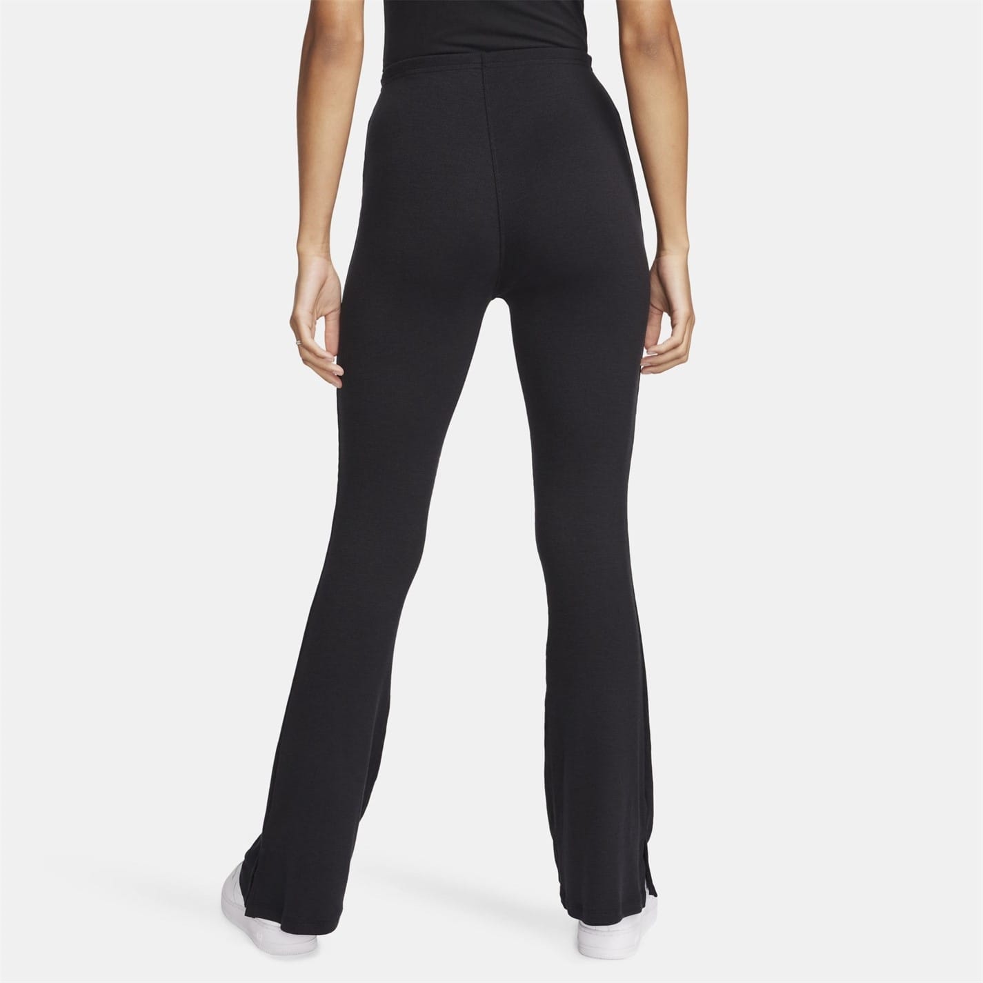 nike black flared leggings