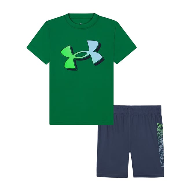 Tech Large Genie Crew Neck Short Sleeve T-Shirt and Short Set