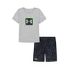 Crew Neck Short Sleeve T-Shirt and Short Set