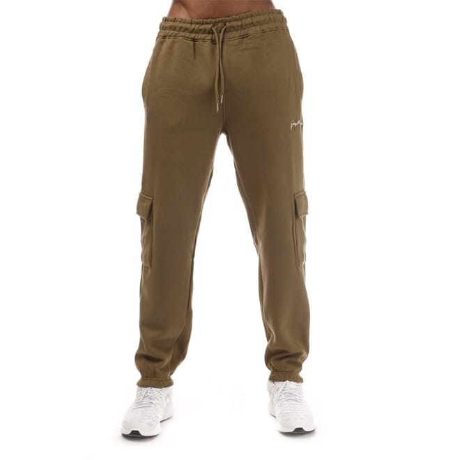 Solid Patterned Cargo Combat Joggers