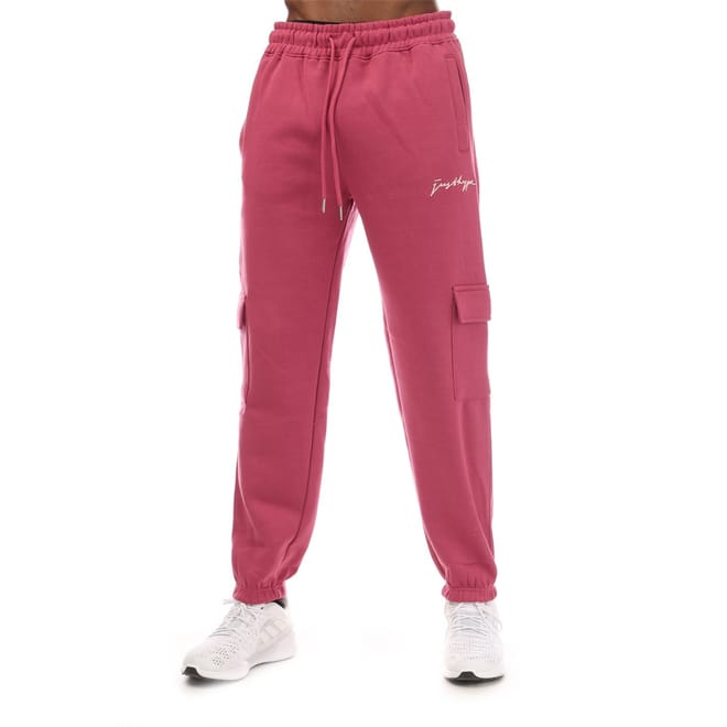 Solid Patterned Cargo Joggers