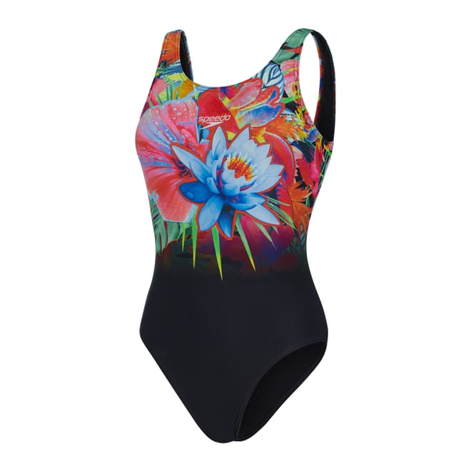 Digital U-Back 1 Piece Swimsuit