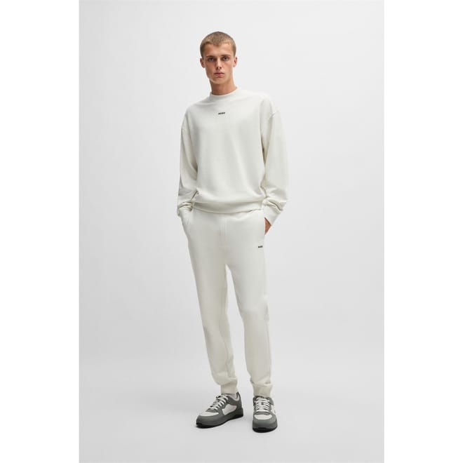 Print Cotton Track Pants