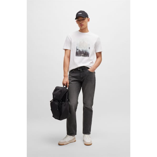 Five Pocket Design Straight Jeans