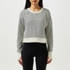 After Class Cropped Crew Neck Sweater