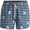 Regular Fit Swim Short with Lettering