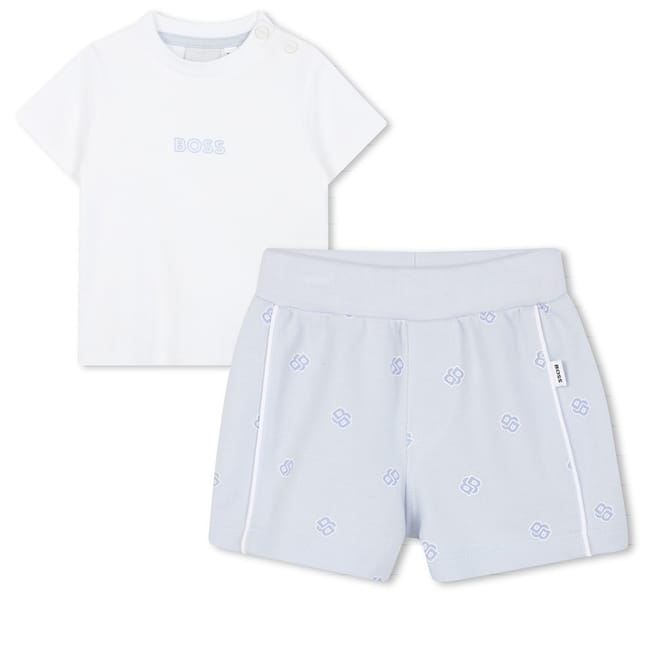 Crew Neck Short Sleeve Shirt and Short Set