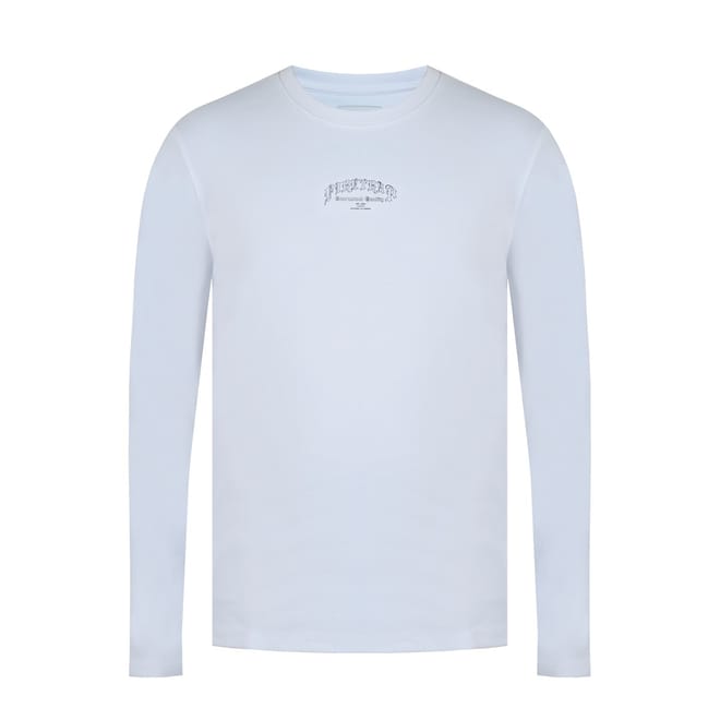 Long Sleeve Lettering Regular Fit T-Shirt