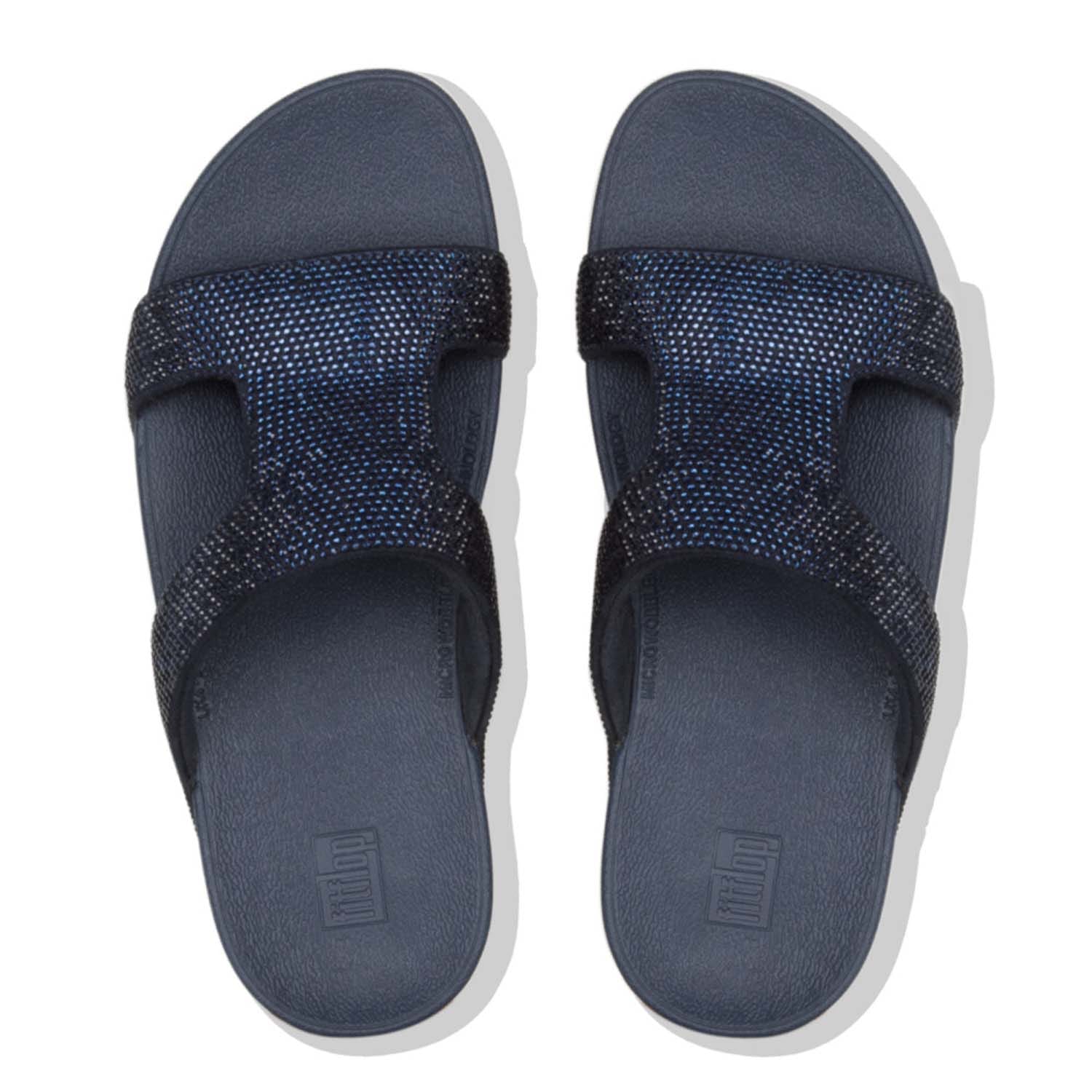 Navy Fit Flop Marli Sliders - Get The Label
