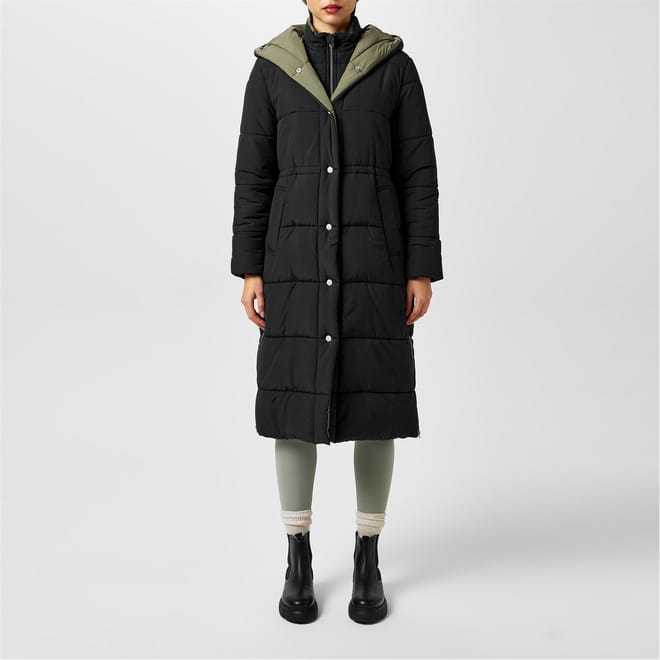Double Front Puffer Coat
