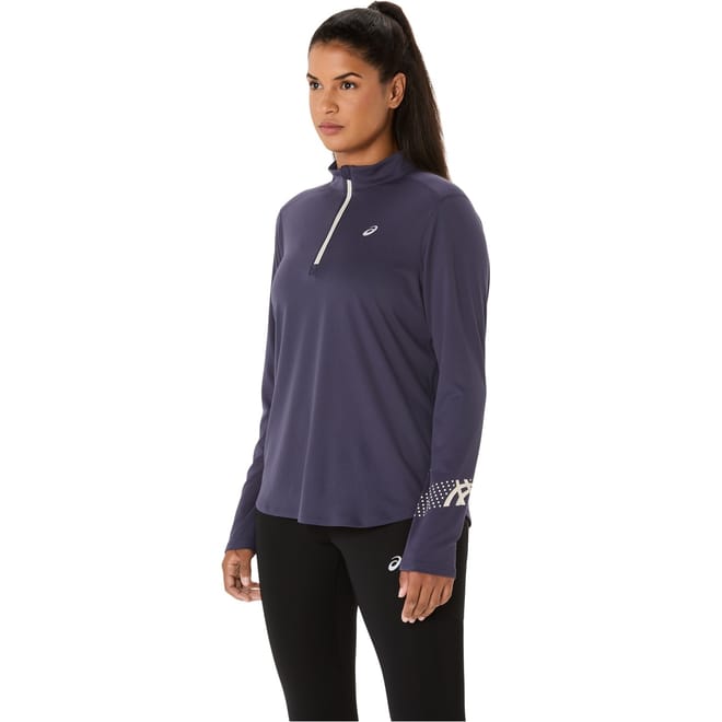 Womens Icon Half Zip Ls Top Running