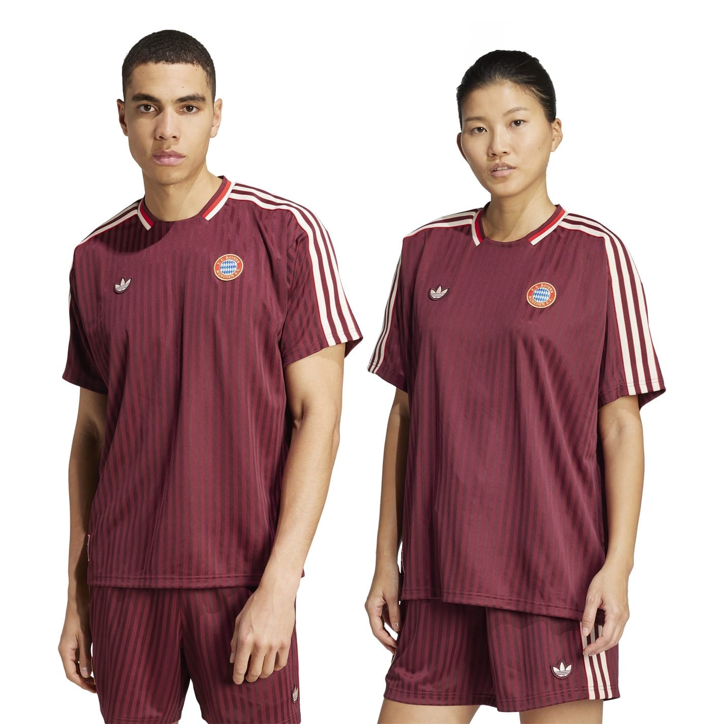 Red adidas Fc Bayern Terrace Icons Jersey Adults - Get The Label