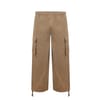 Wide Leg Cargo Joggers with Elastic Cuff