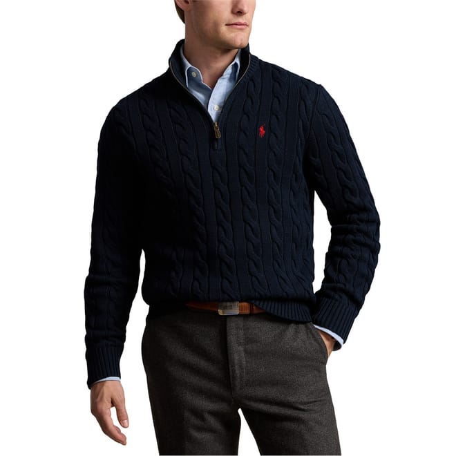 Quarter Zip Knit Jumper