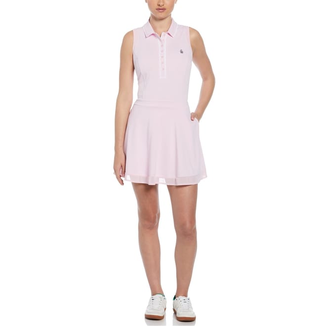 Sl Collared Neck Mini Skater Dress