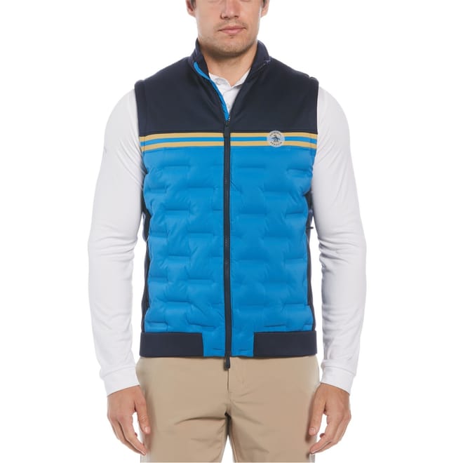 Penguin Mock Neck Full Zip Vest
