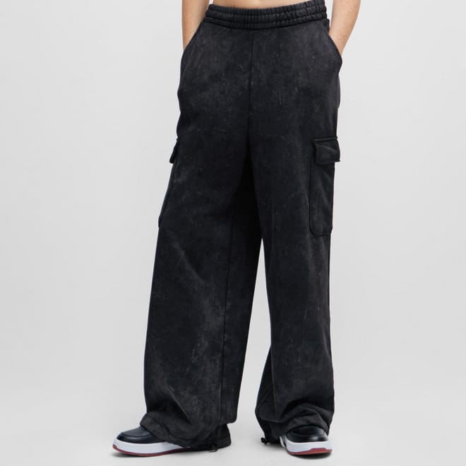 Naritima Relxaed-Fit Cargo Tracksuit Bottoms