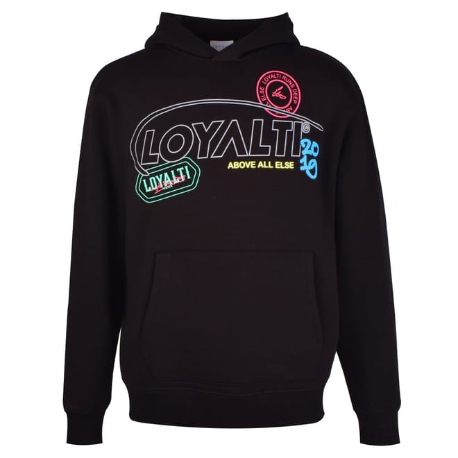 Lettering Hooded Regular Fit Sweatshirt