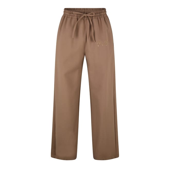 Wide Leg Open Hem Track Pants